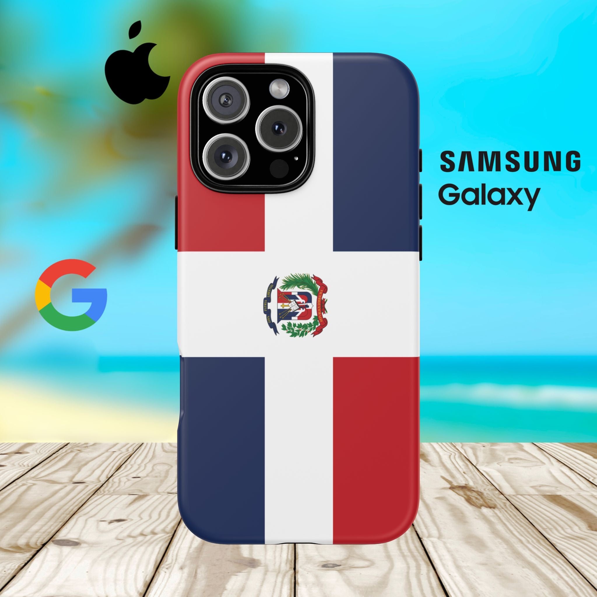 Dominican Republic Tough Phone Case - Irie Blues Boutique