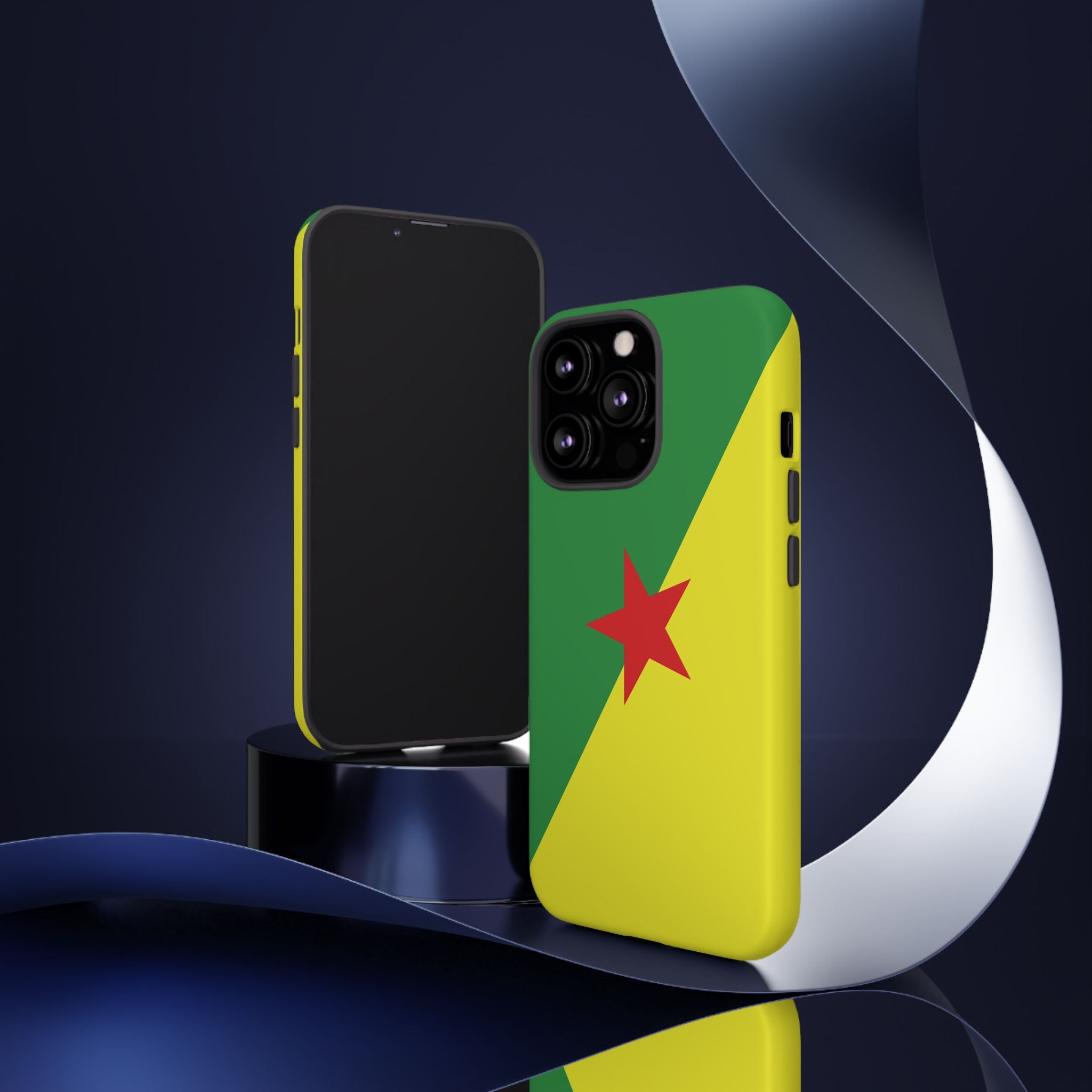 French Guiana Flag Tough Phone Case - Irie Blues Boutique