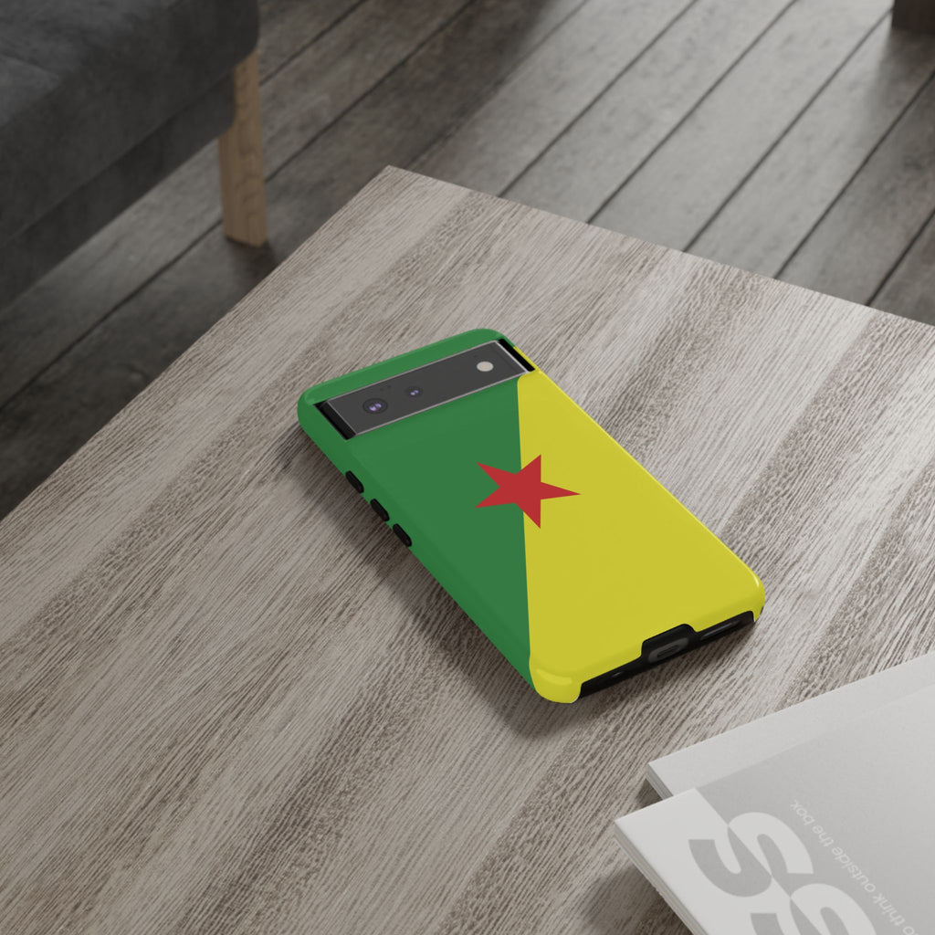 French Guiana Flag Tough Phone Case - Irie Blues Boutique
