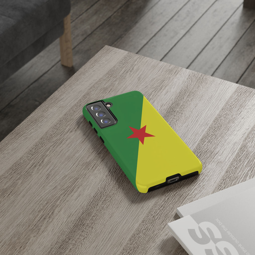 French Guiana Flag Tough Phone Case - Irie Blues Boutique