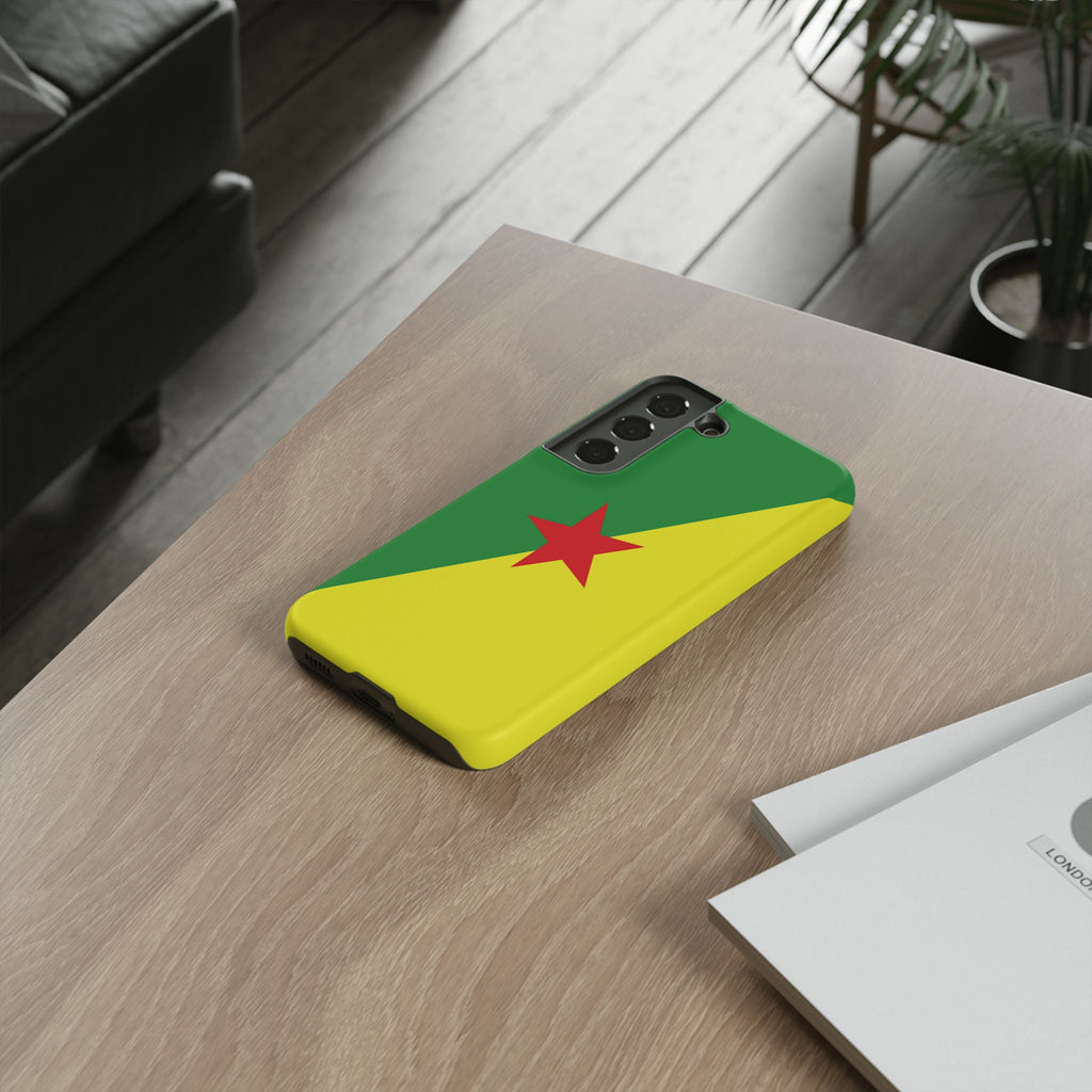 French Guiana Flag Tough Phone Case - Irie Blues Boutique