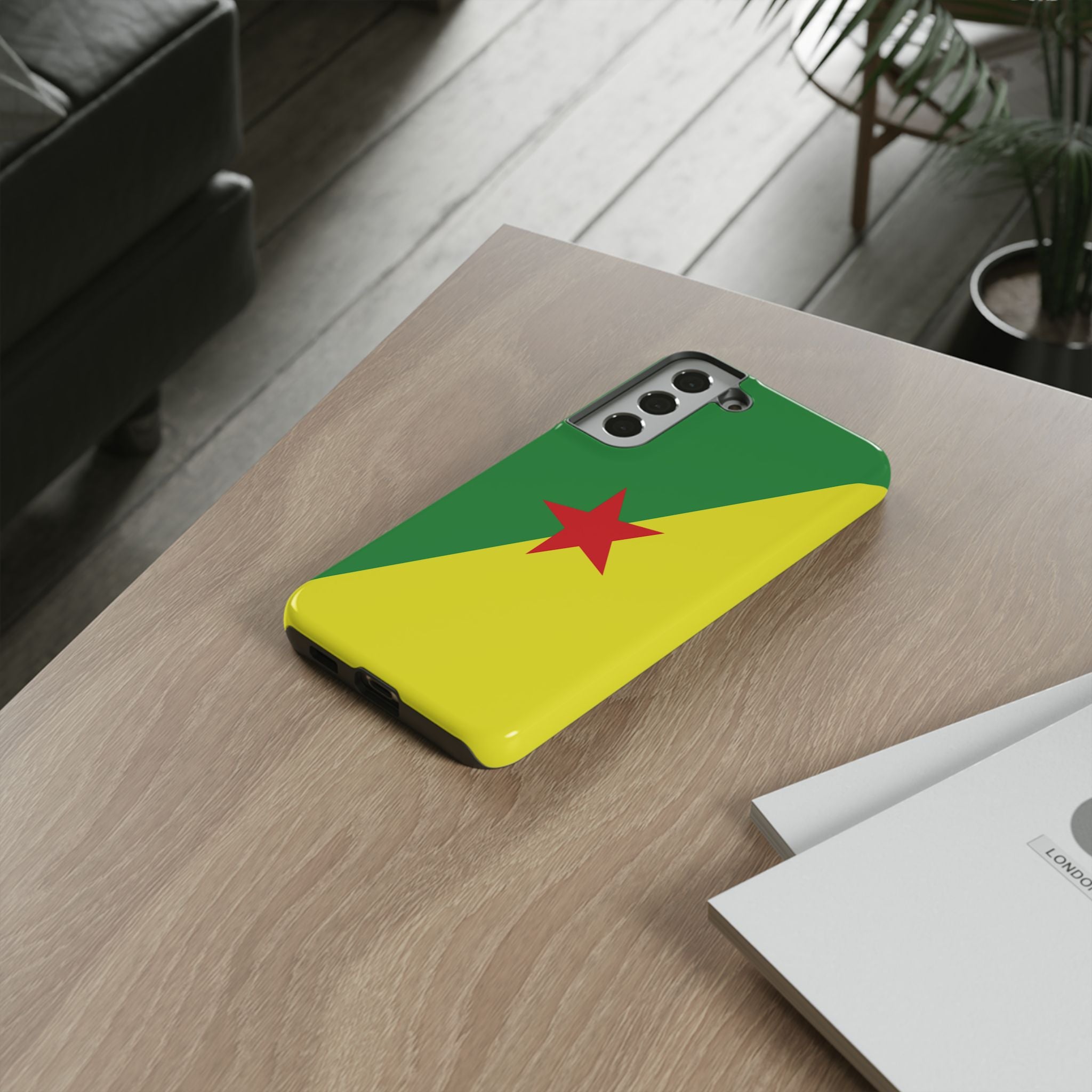 French Guiana Flag Tough Phone Case - Irie Blues Boutique