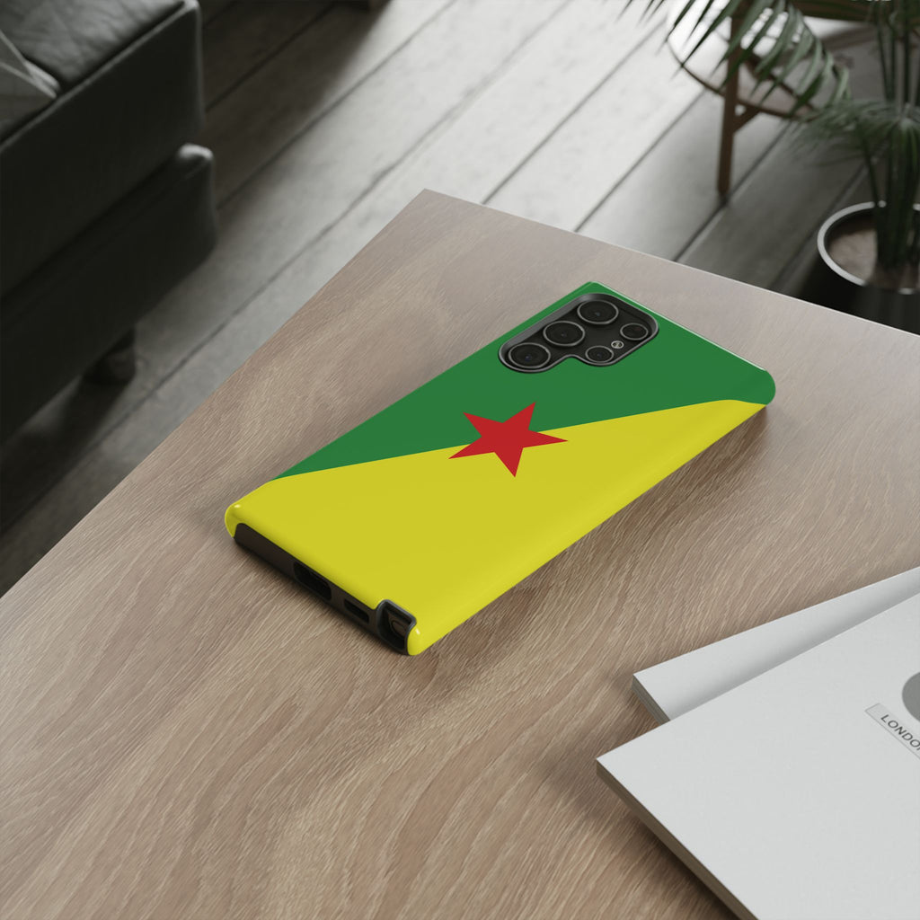 French Guiana Flag Tough Phone Case - Irie Blues Boutique