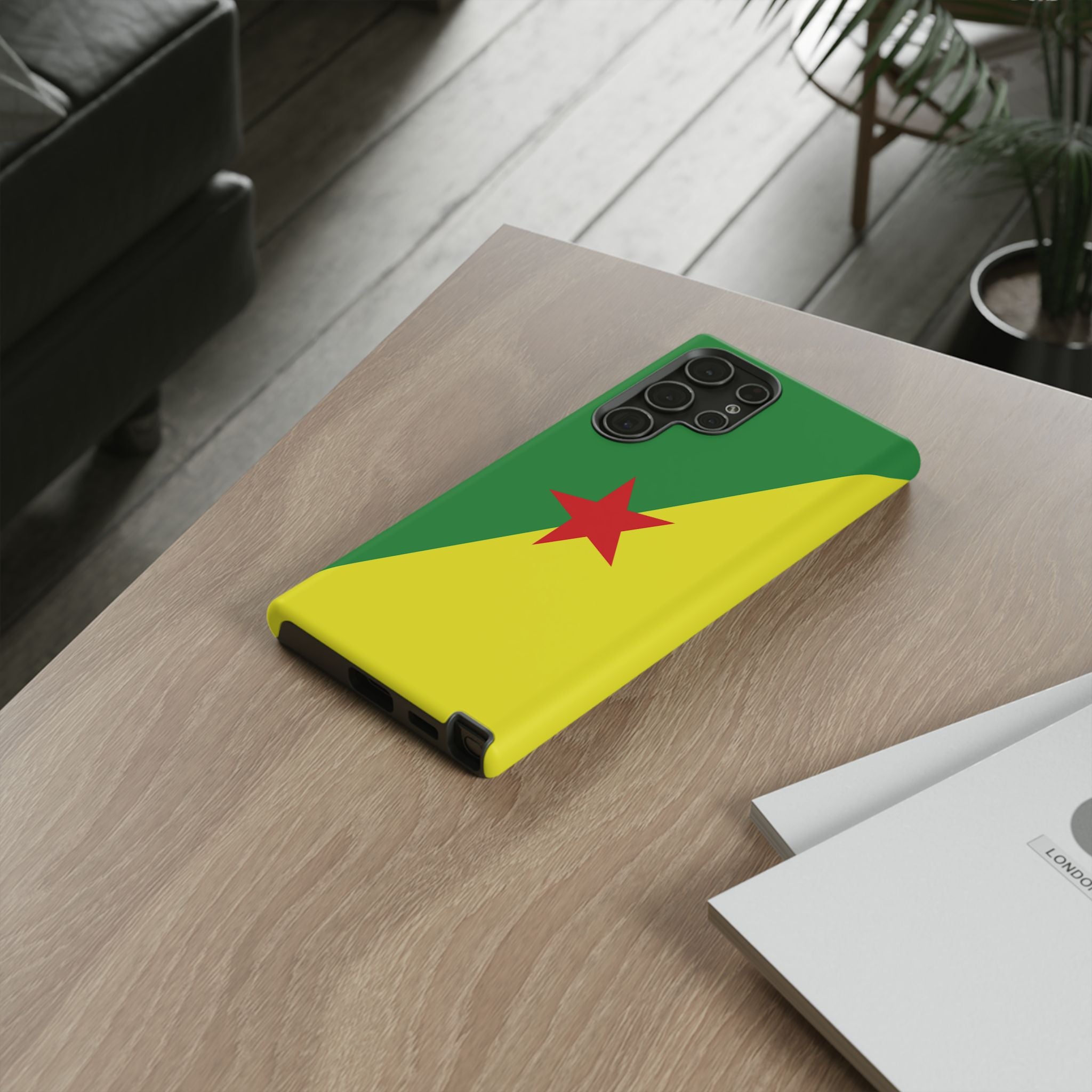 French Guiana Flag Tough Phone Case - Irie Blues Boutique