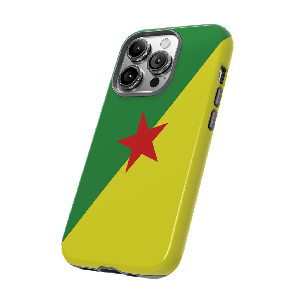 French Guiana Flag Tough Phone Case - Irie Blues Boutique
