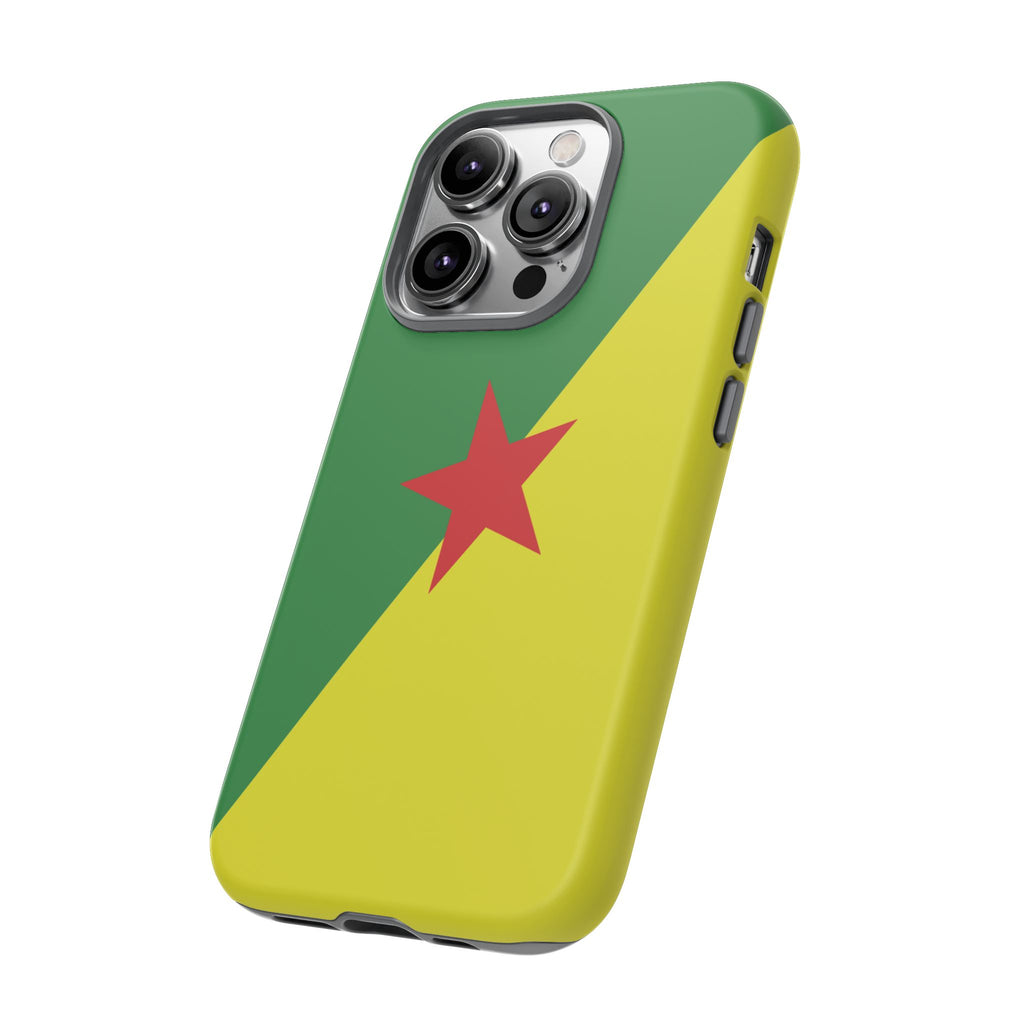 French Guiana Flag Tough Phone Case - Irie Blues Boutique