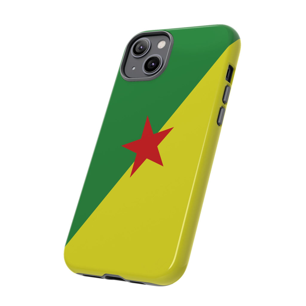 French Guiana Flag Tough Phone Case - Irie Blues Boutique