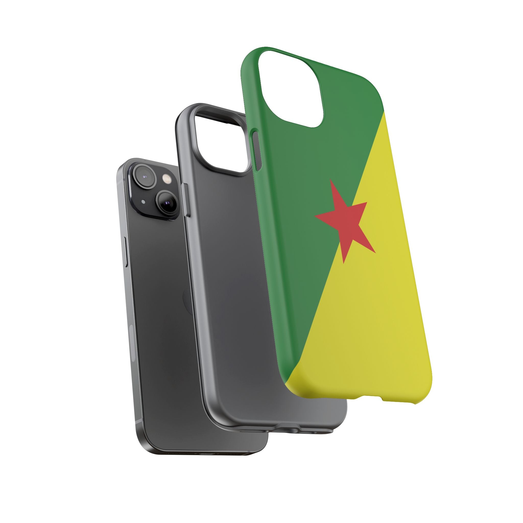 French Guiana Flag Tough Phone Case - Irie Blues Boutique