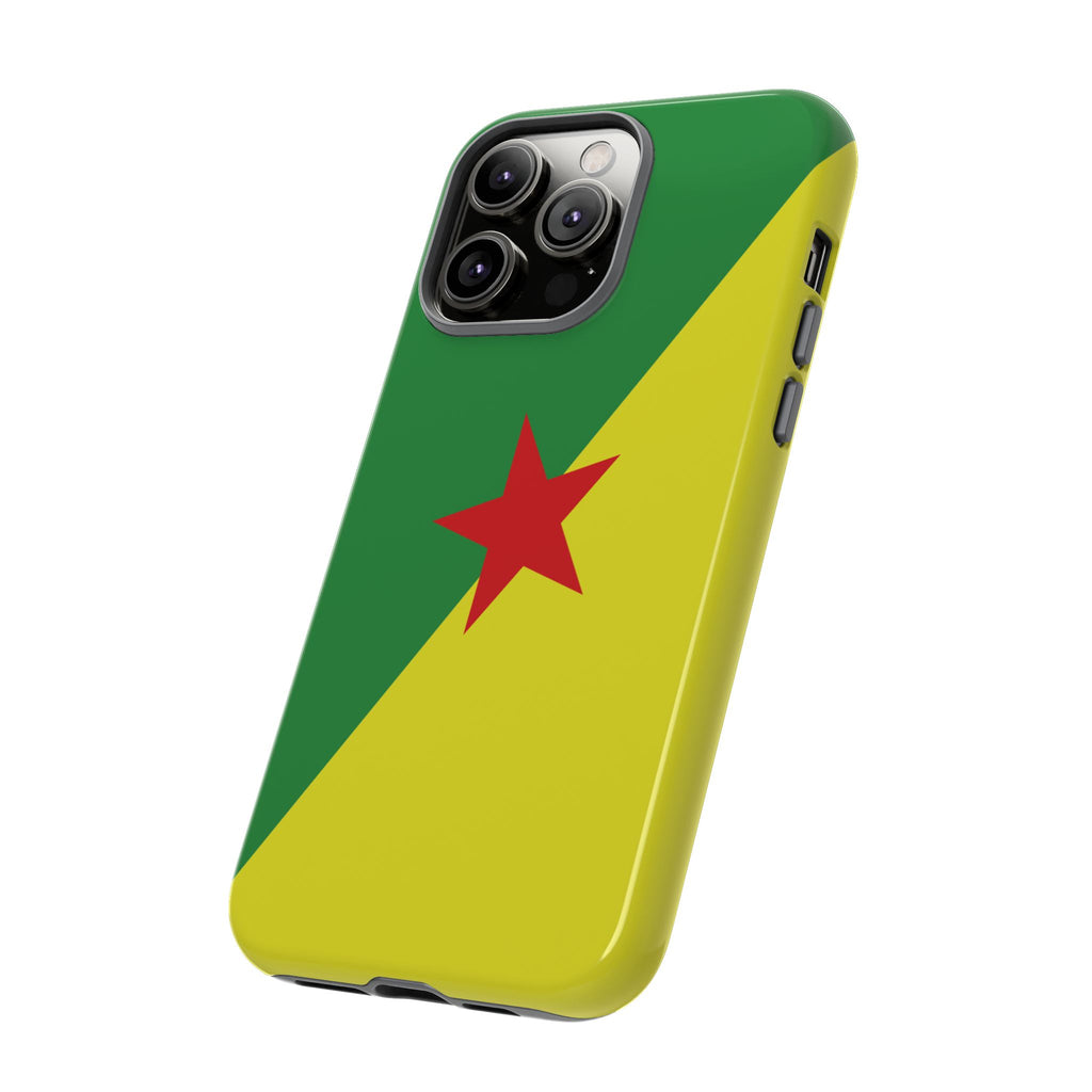 French Guiana Flag Tough Phone Case - Irie Blues Boutique
