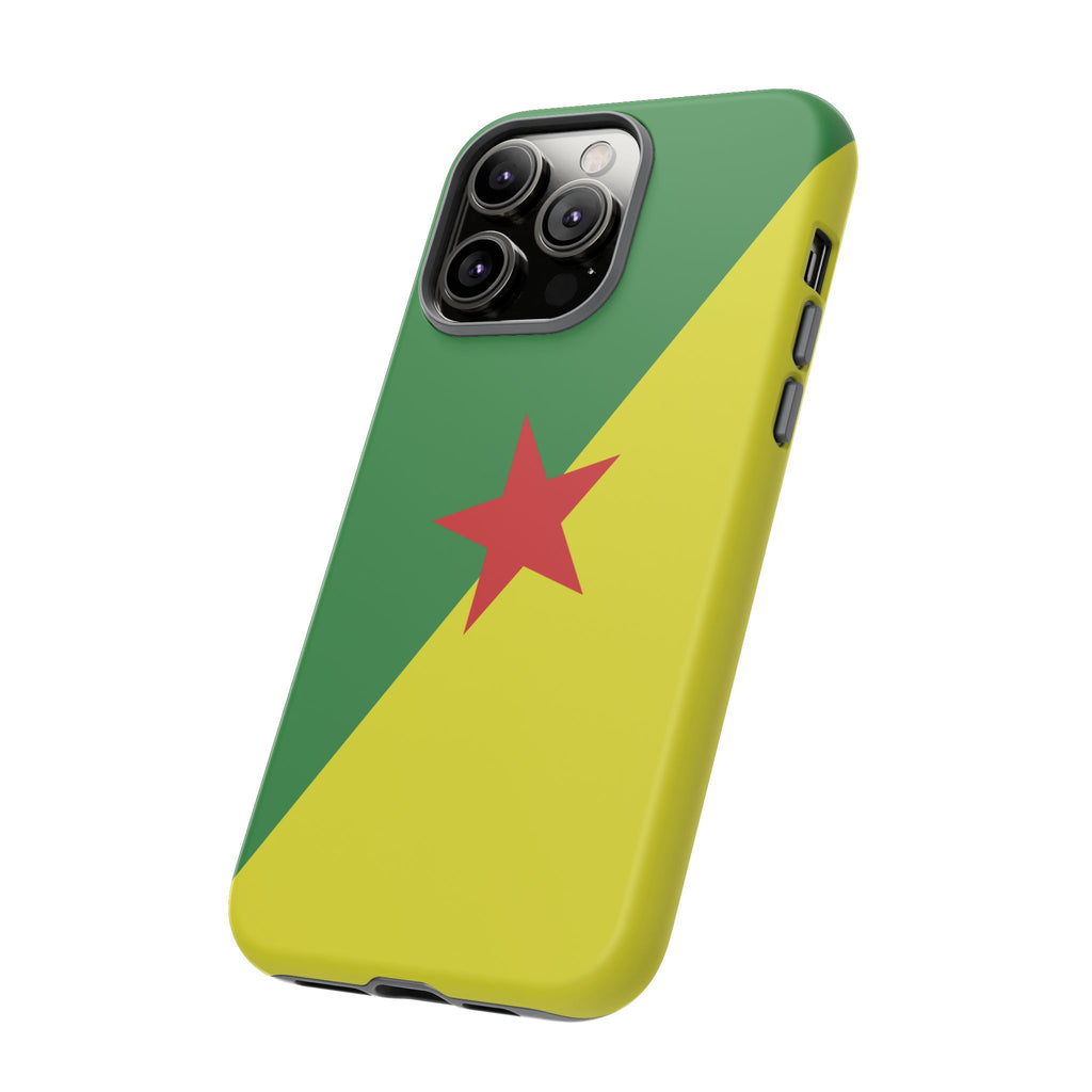 French Guiana Flag Tough Phone Case - Irie Blues Boutique