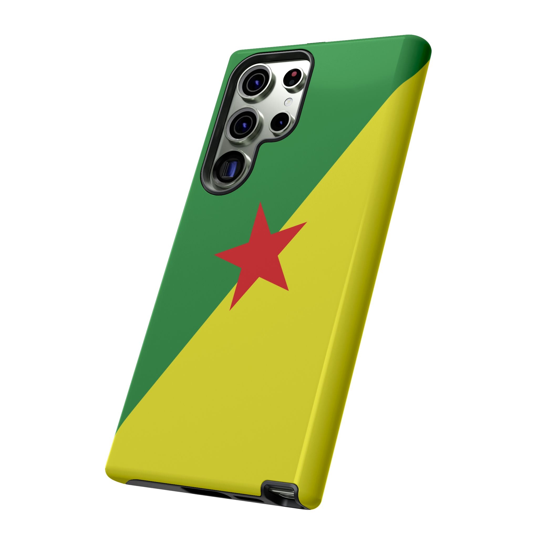 French Guiana Flag Tough Phone Case - Irie Blues Boutique