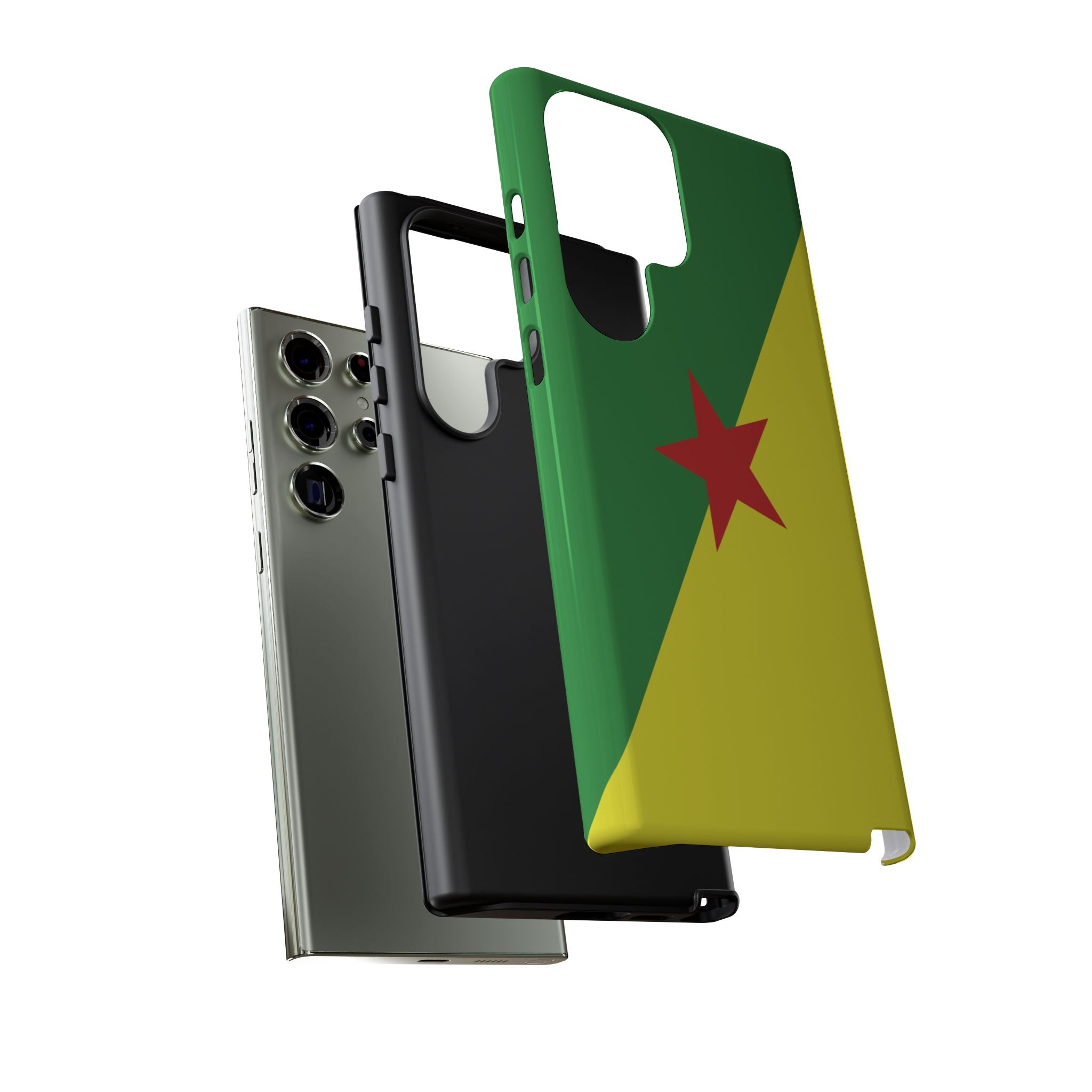 French Guiana Flag Tough Phone Case - Irie Blues Boutique