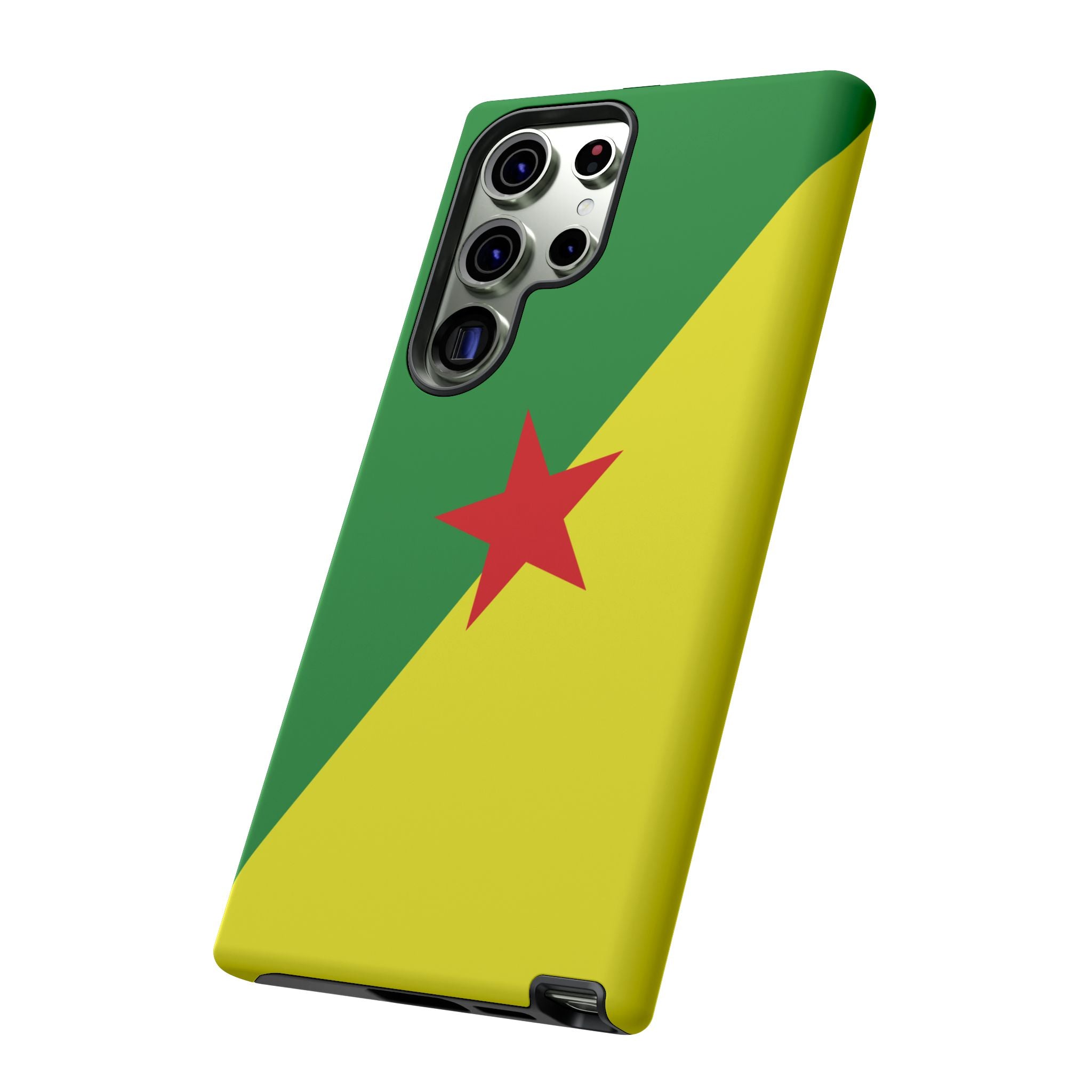 French Guiana Flag Tough Phone Case - Irie Blues Boutique