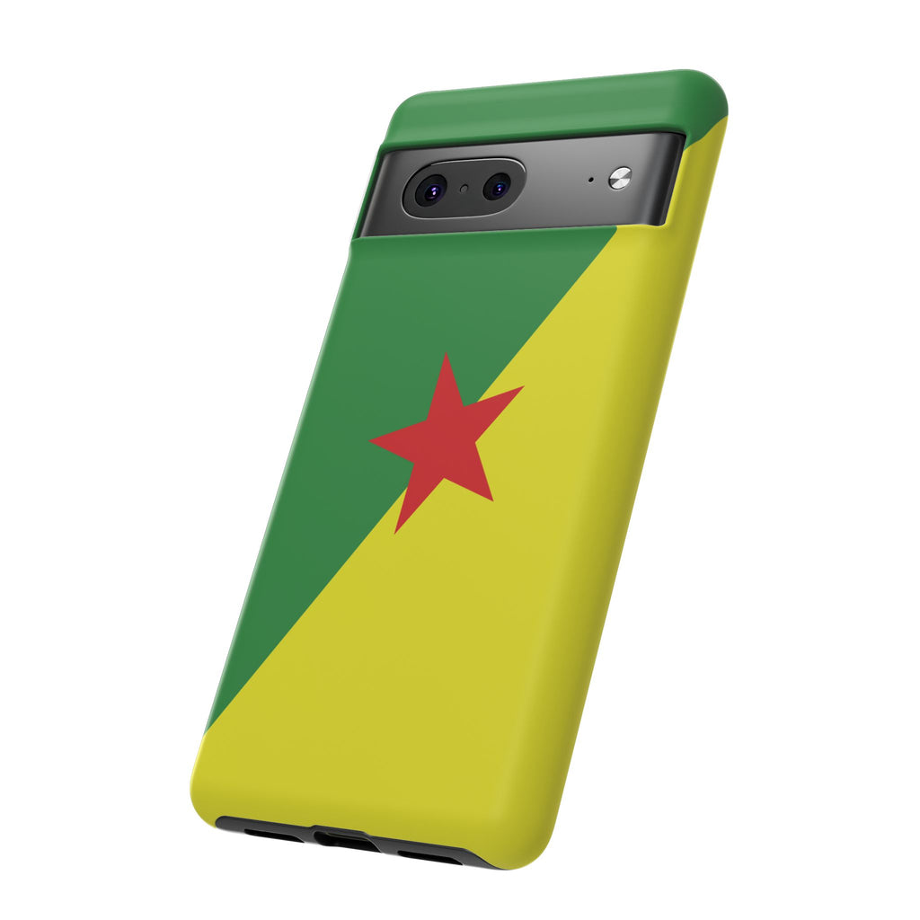 French Guiana Flag Tough Phone Case - Irie Blues Boutique
