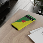 French Guiana Flag Tough Phone Case - Irie Blues Boutique