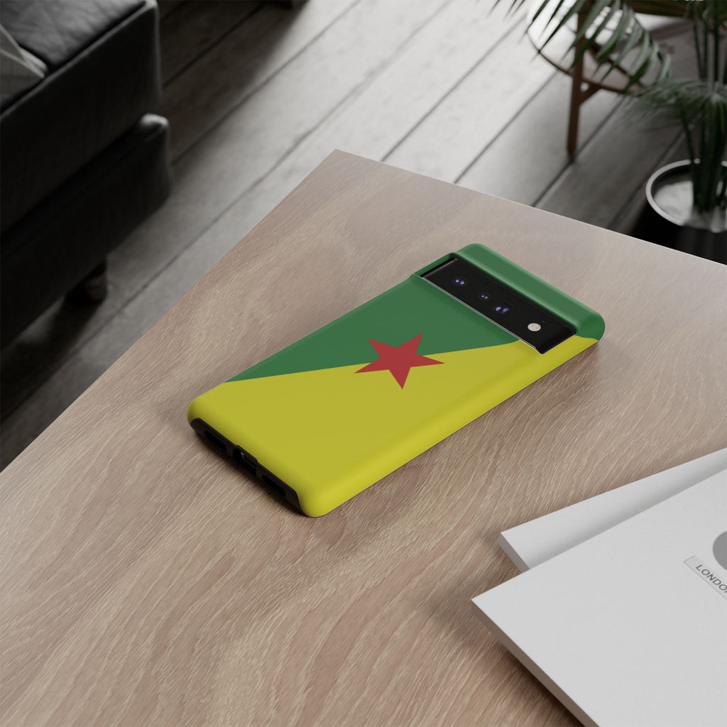 French Guiana Flag Tough Phone Case - Irie Blues Boutique