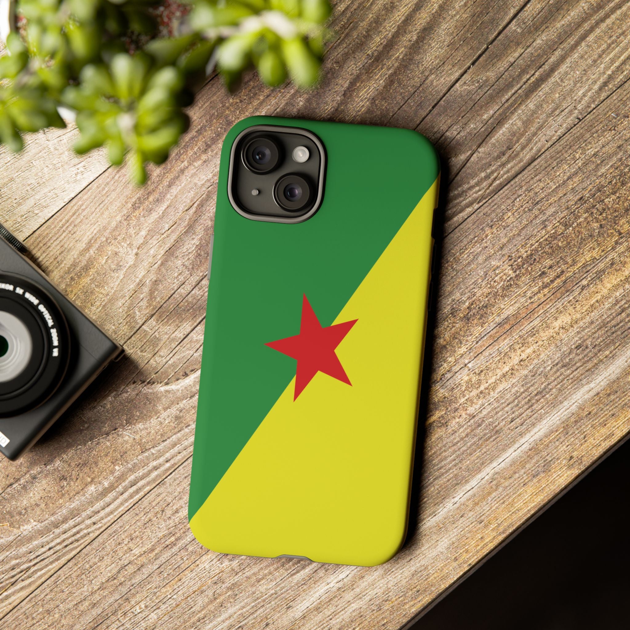 French Guiana Flag Tough Phone Case - Irie Blues Boutique