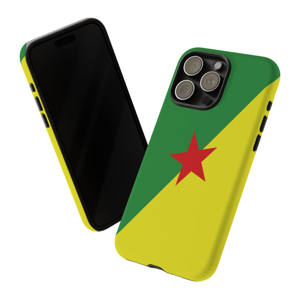 French Guiana Flag Tough Phone Case - Irie Blues Boutique