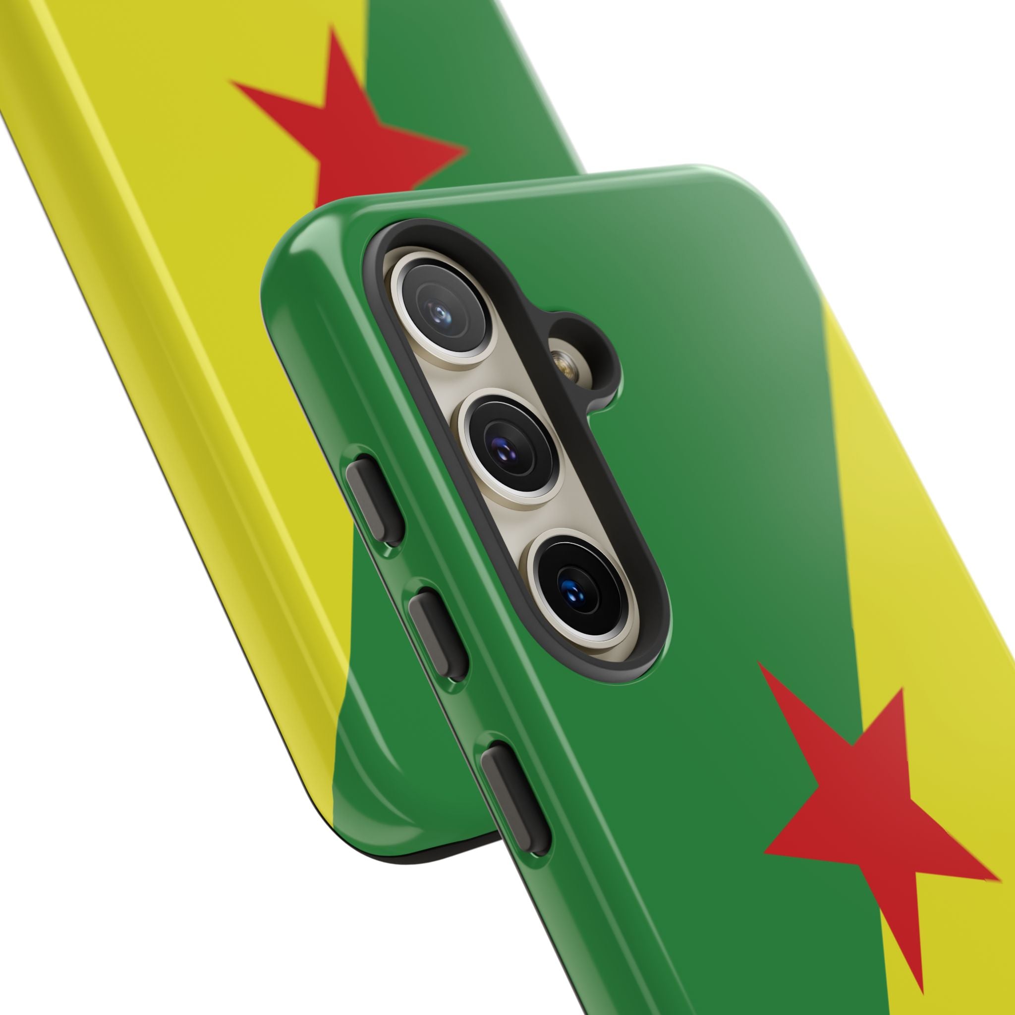 French Guiana Flag Tough Phone Case - Irie Blues Boutique