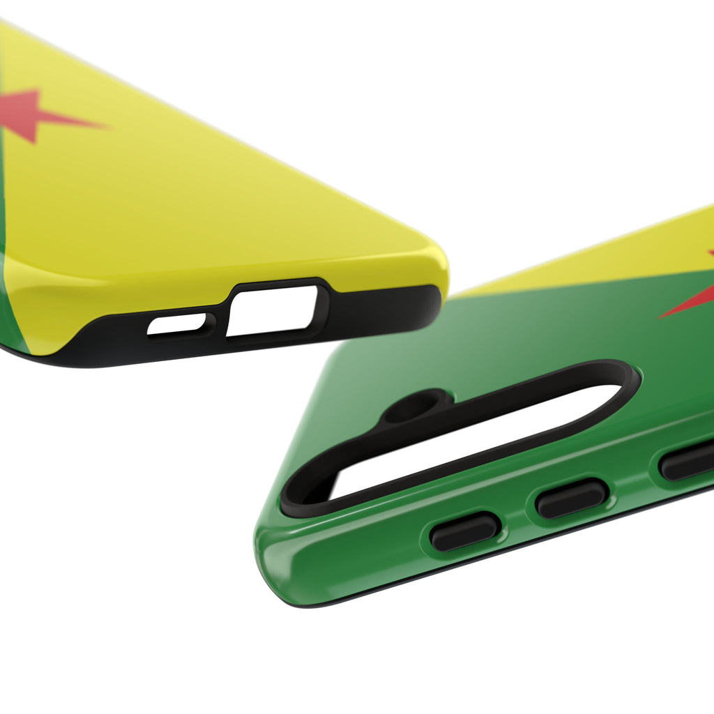 French Guiana Flag Tough Phone Case - Irie Blues Boutique