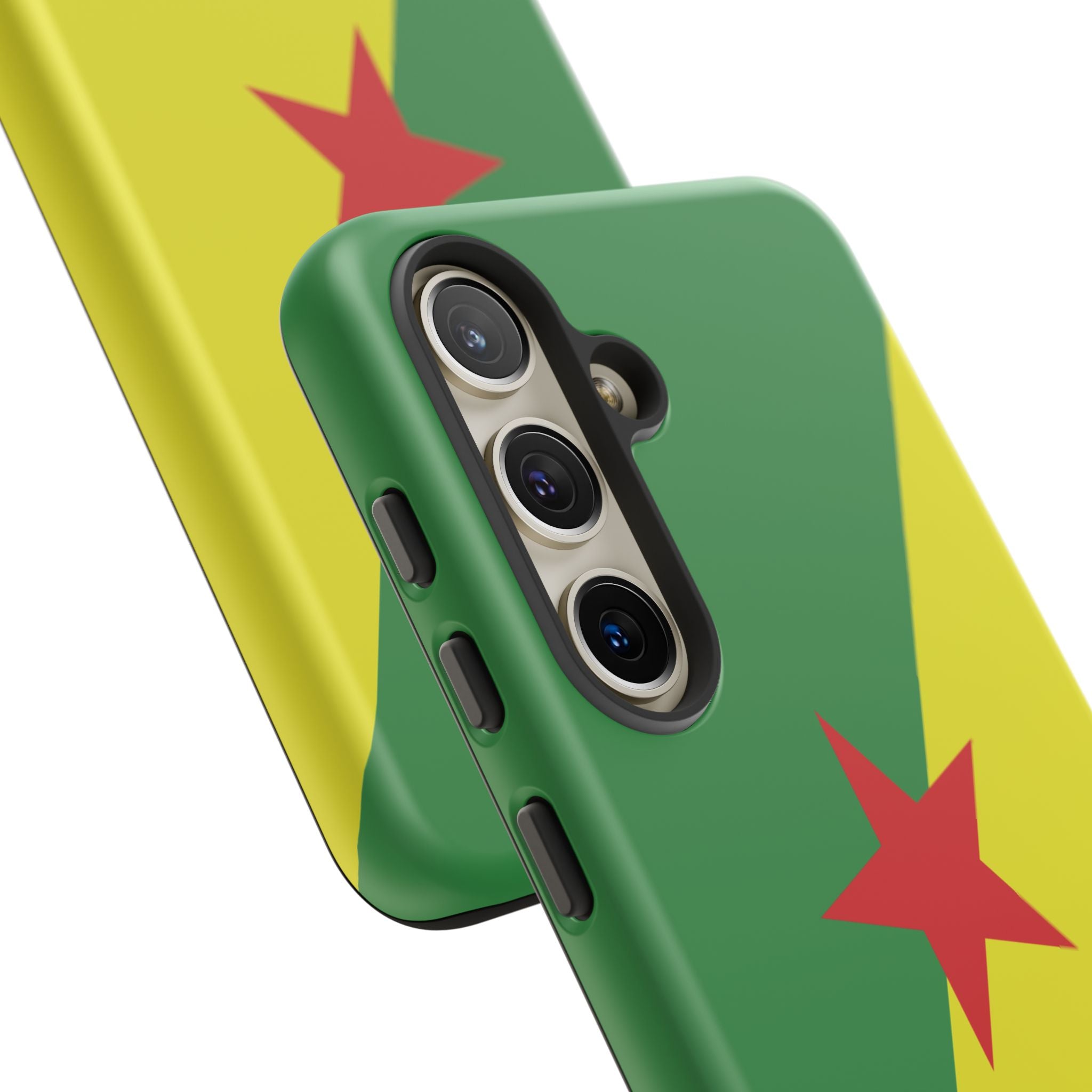 French Guiana Flag Tough Phone Case - Irie Blues Boutique