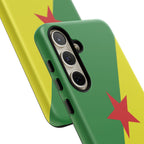 French Guiana Flag Tough Phone Case - Irie Blues Boutique