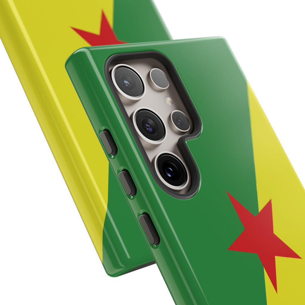 French Guiana Flag Tough Phone Case - Irie Blues Boutique