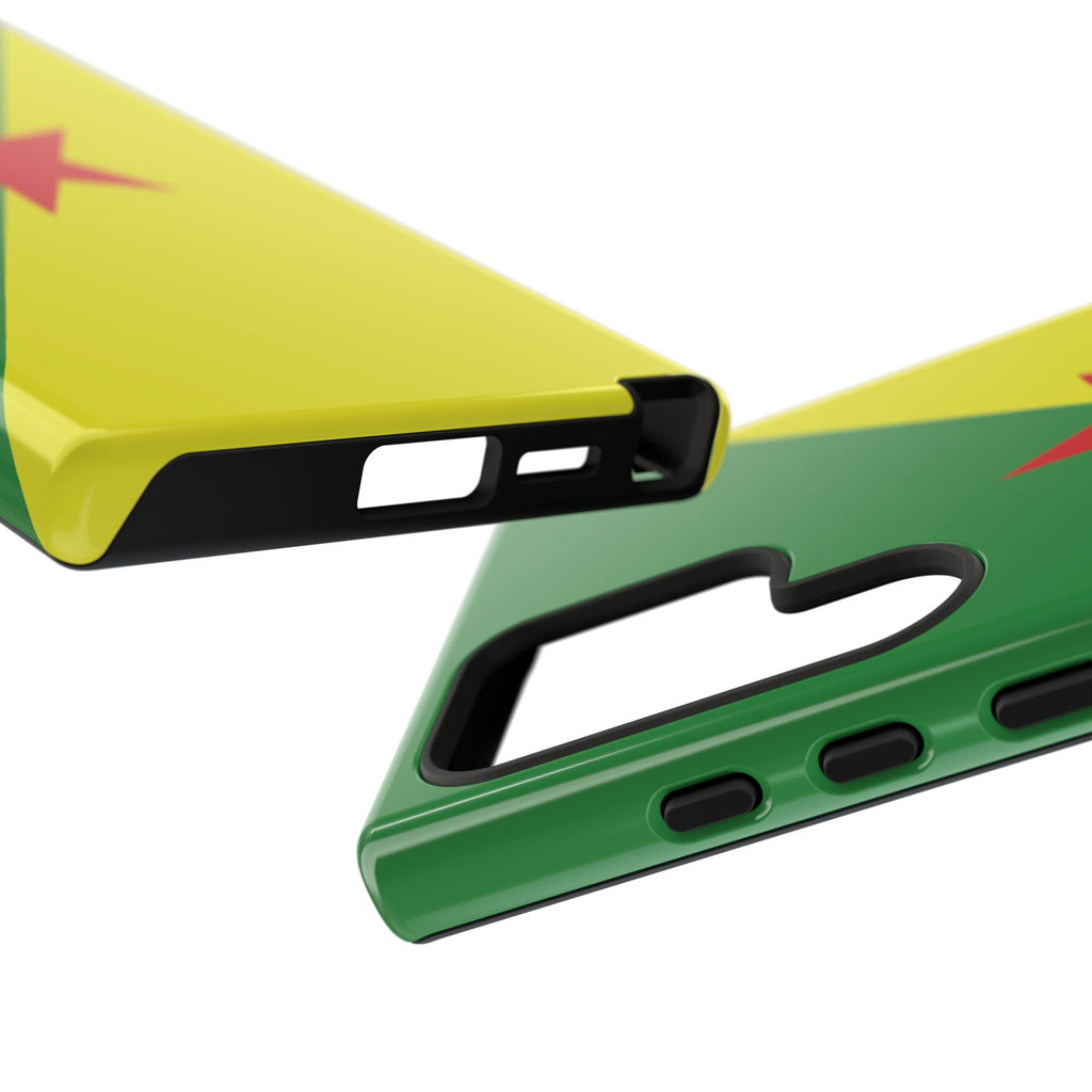 French Guiana Flag Tough Phone Case - Irie Blues Boutique