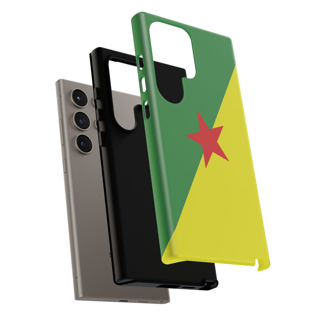 French Guiana Flag Tough Phone Case - Irie Blues Boutique