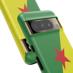 French Guiana Flag Tough Phone Case - Irie Blues Boutique