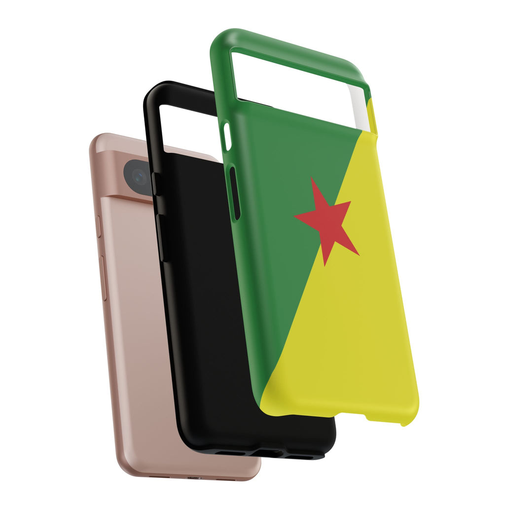 French Guiana Flag Tough Phone Case - Irie Blues Boutique