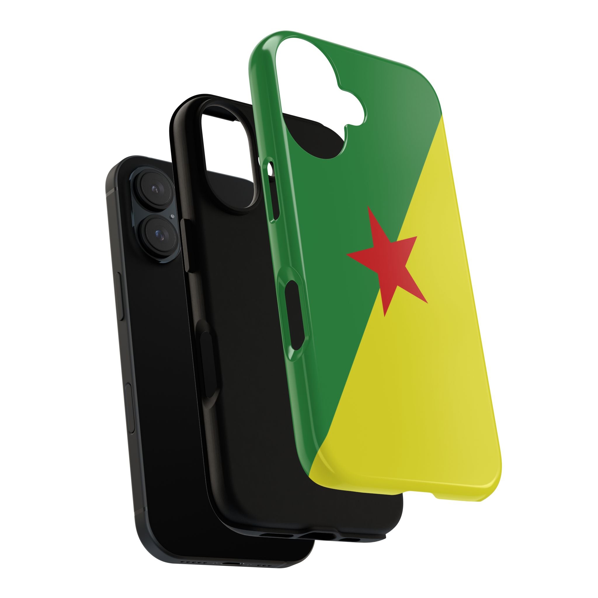 French Guiana Flag Tough Phone Case - Irie Blues Boutique