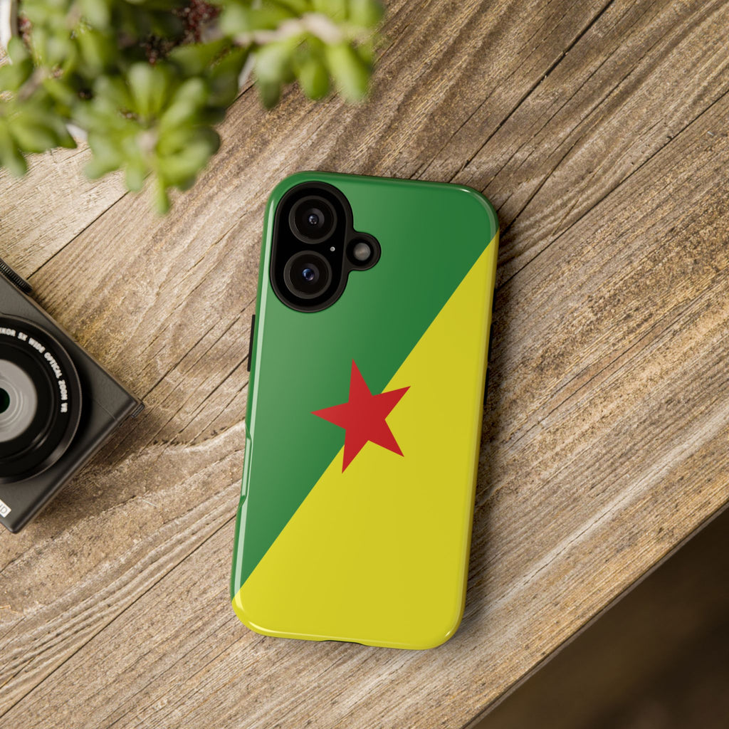 French Guiana Flag Tough Phone Case - Irie Blues Boutique