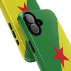 French Guiana Flag Tough Phone Case - Irie Blues Boutique
