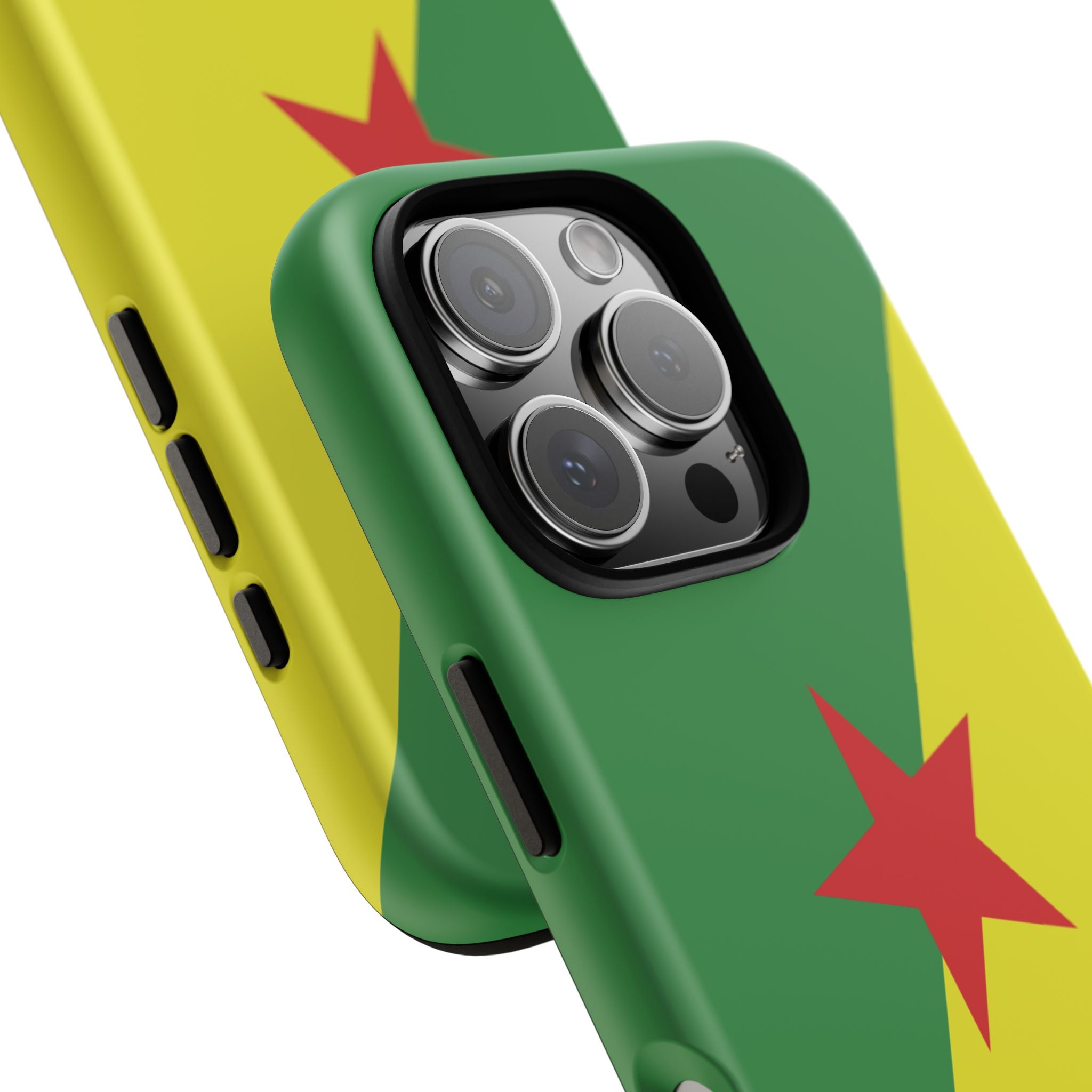 French Guiana Flag Tough Phone Case - Irie Blues Boutique