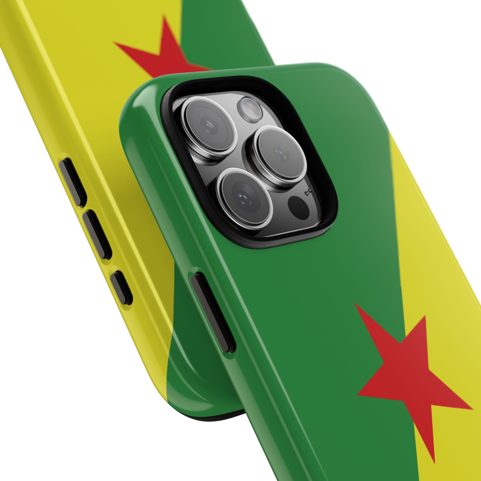 French Guiana Flag Tough Phone Case - Irie Blues Boutique