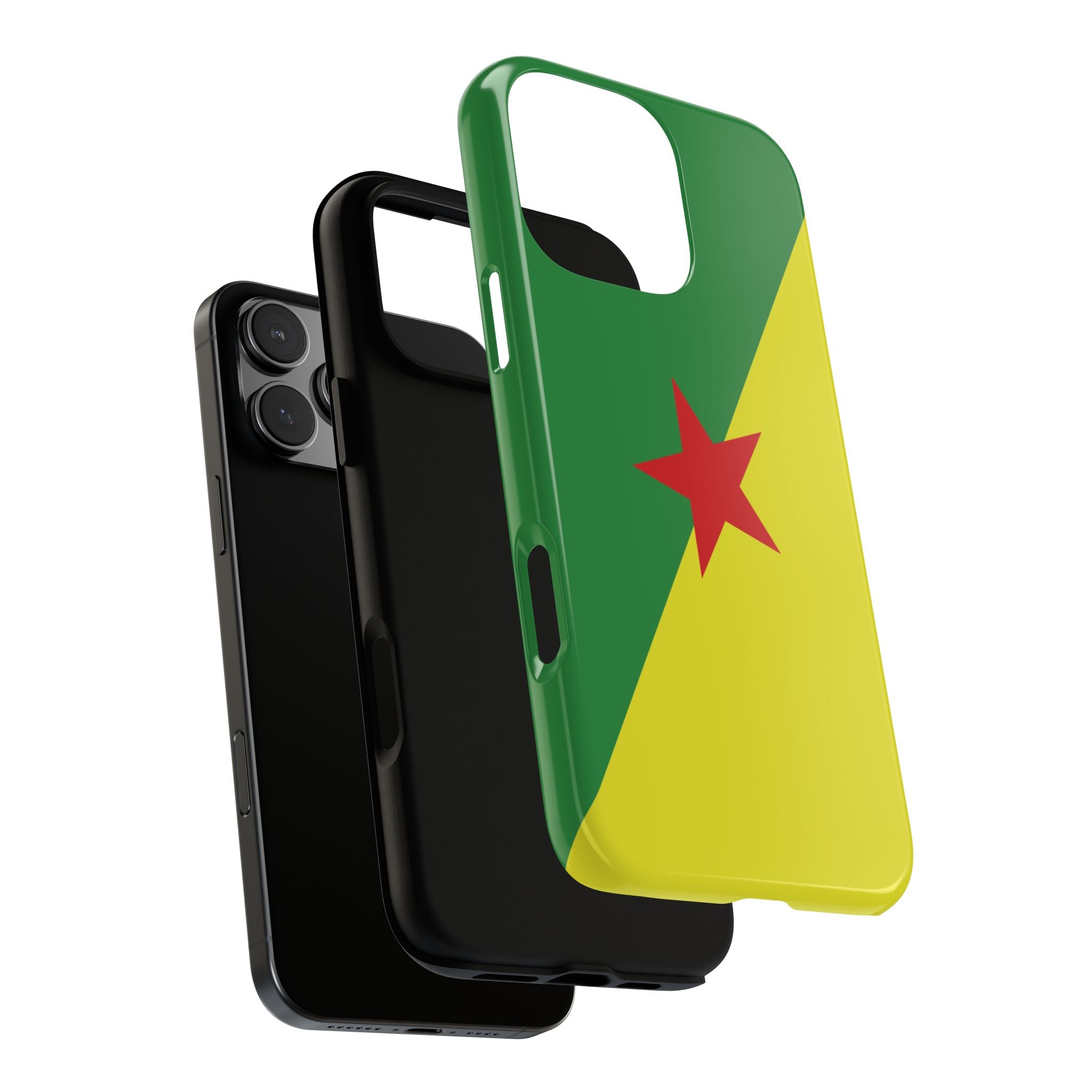 French Guiana Flag Tough Phone Case - Irie Blues Boutique