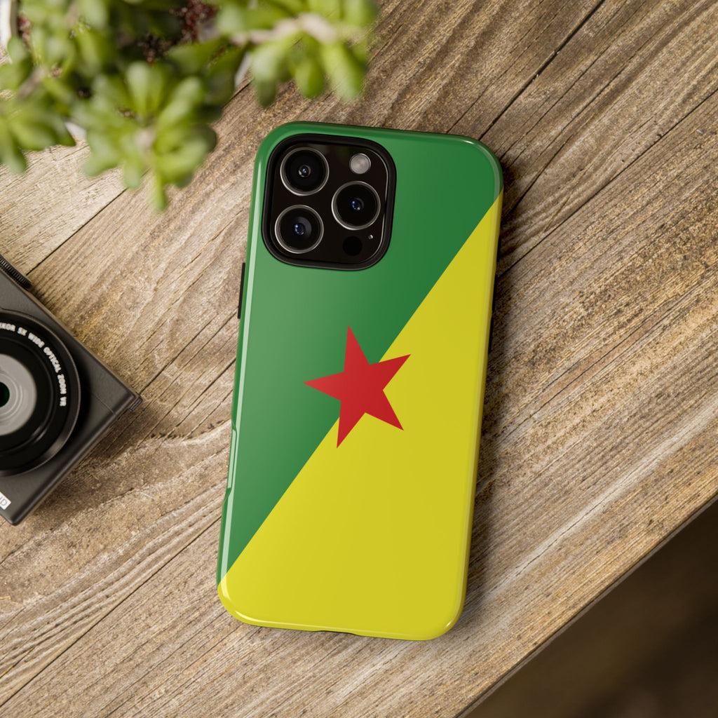 French Guiana Flag Tough Phone Case - Irie Blues Boutique