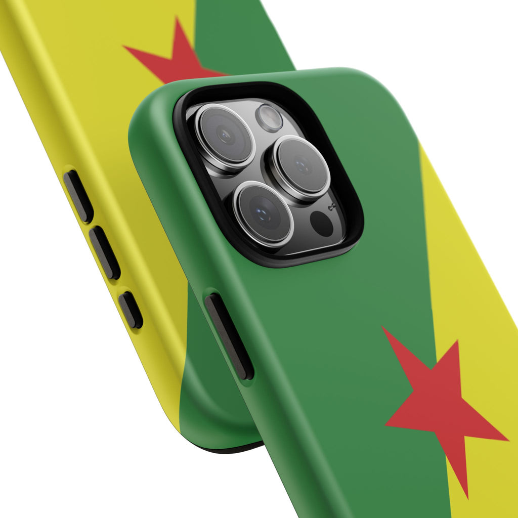 French Guiana Flag Tough Phone Case - Irie Blues Boutique