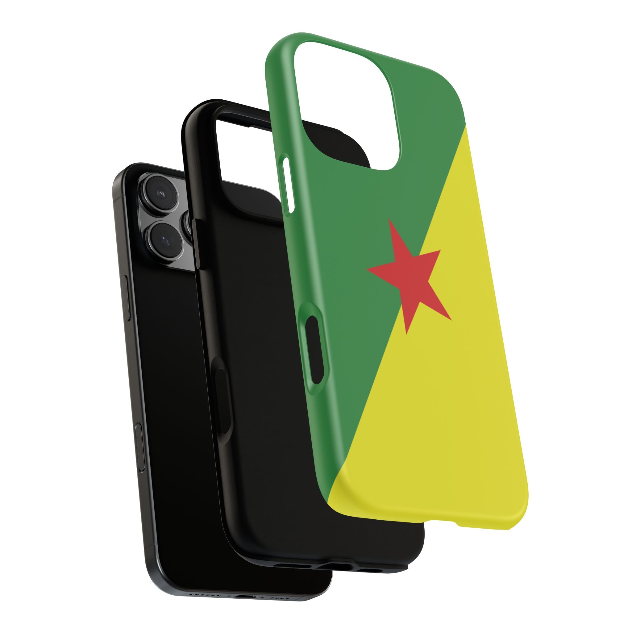 French Guiana Flag Tough Phone Case - Irie Blues Boutique