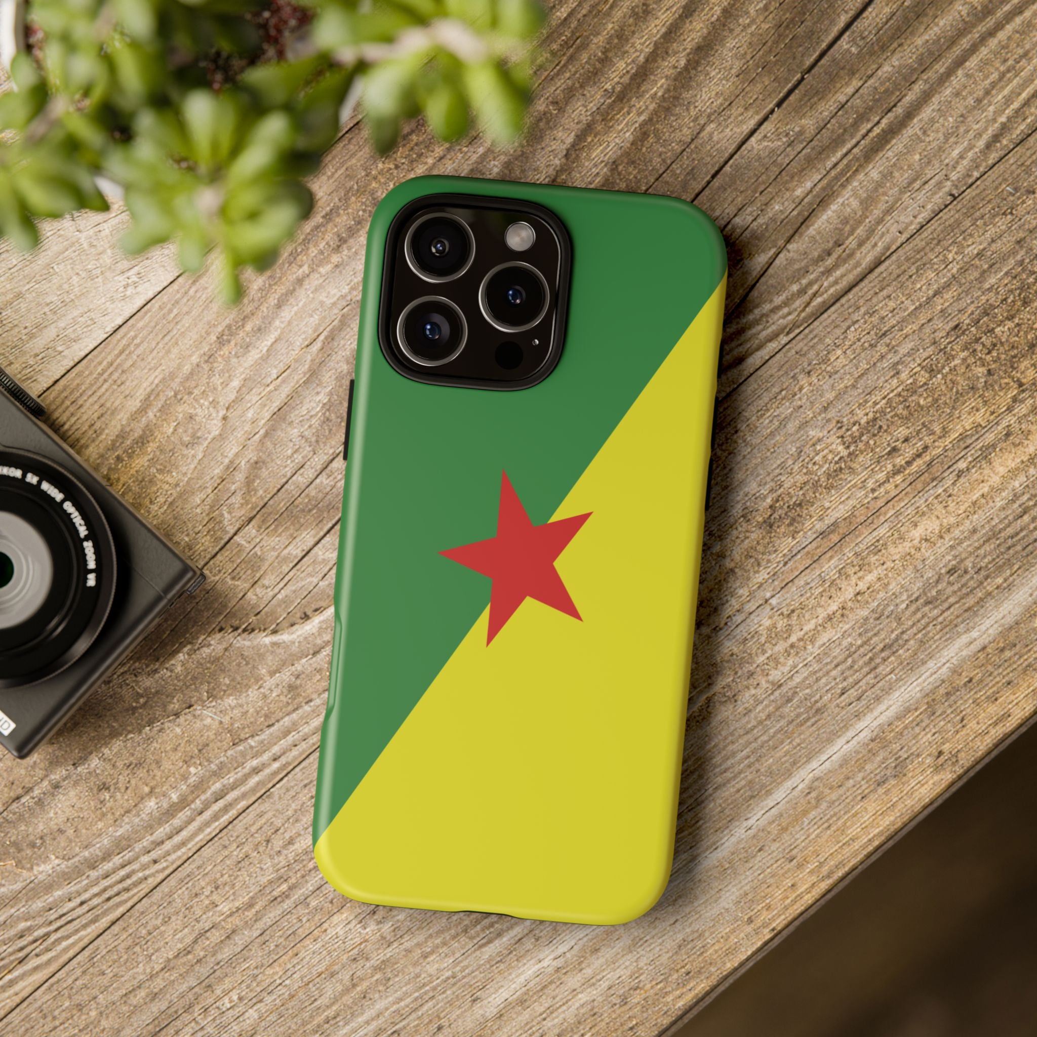 French Guiana Flag Tough Phone Case - Irie Blues Boutique