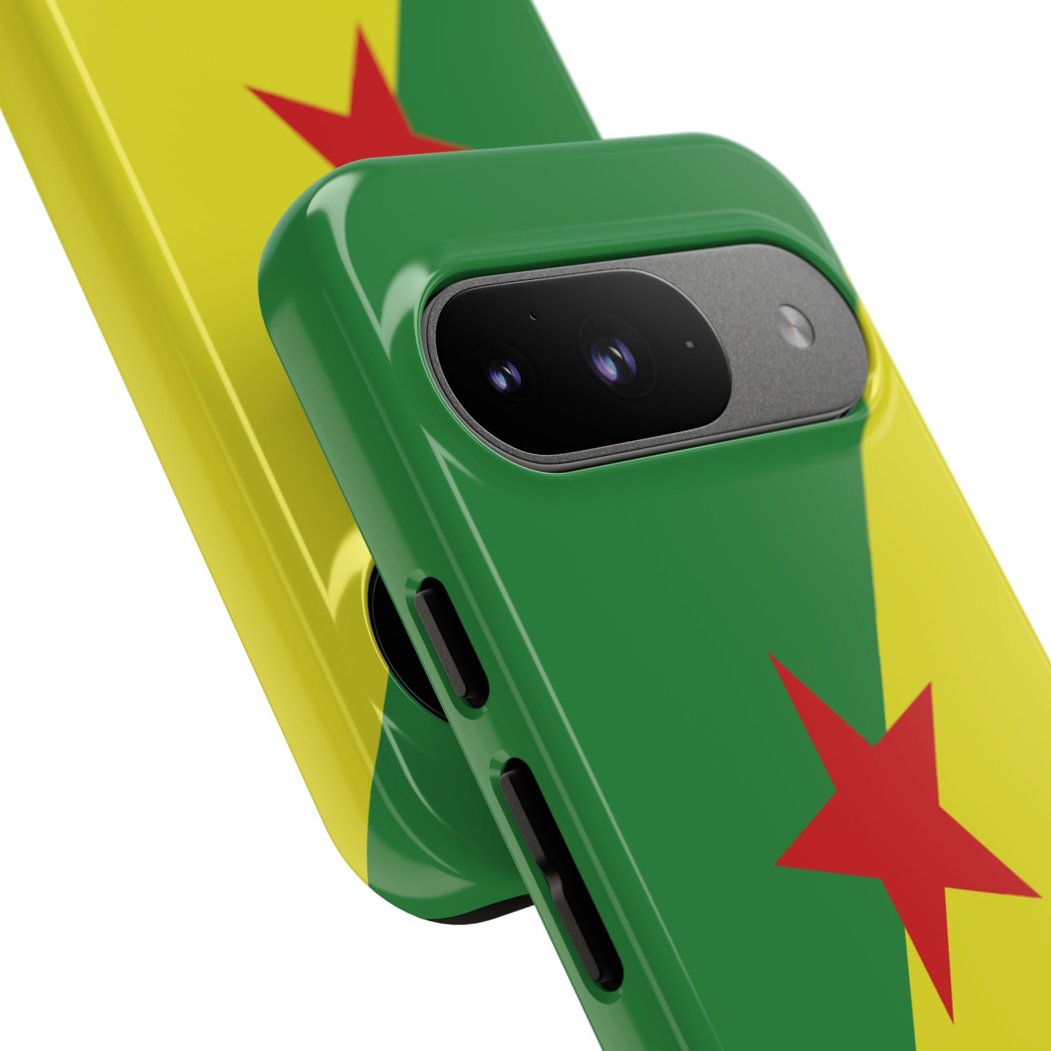 French Guiana Flag Tough Phone Case - Irie Blues Boutique