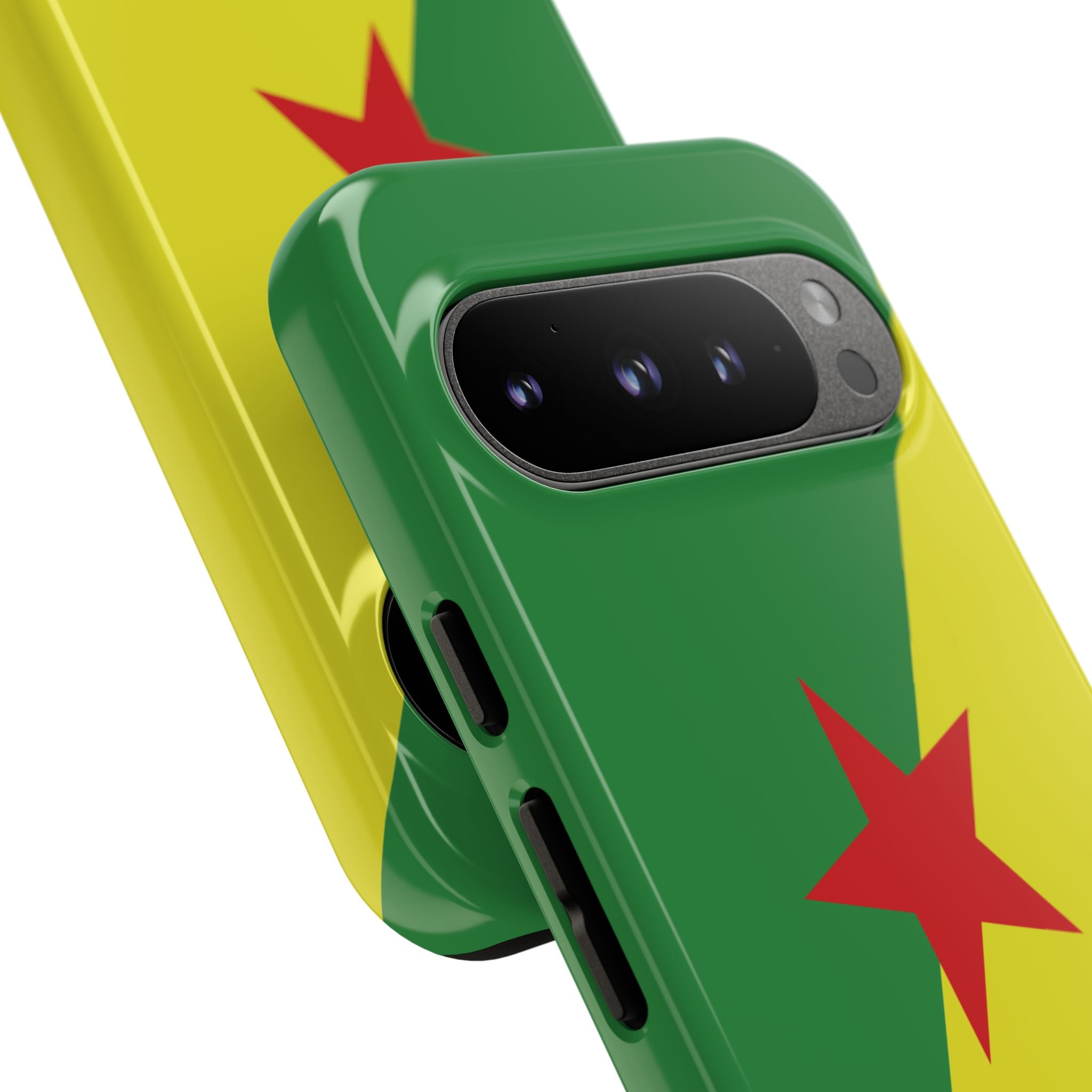 French Guiana Flag Tough Phone Case - Irie Blues Boutique