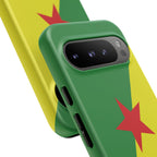 French Guiana Flag Tough Phone Case - Irie Blues Boutique