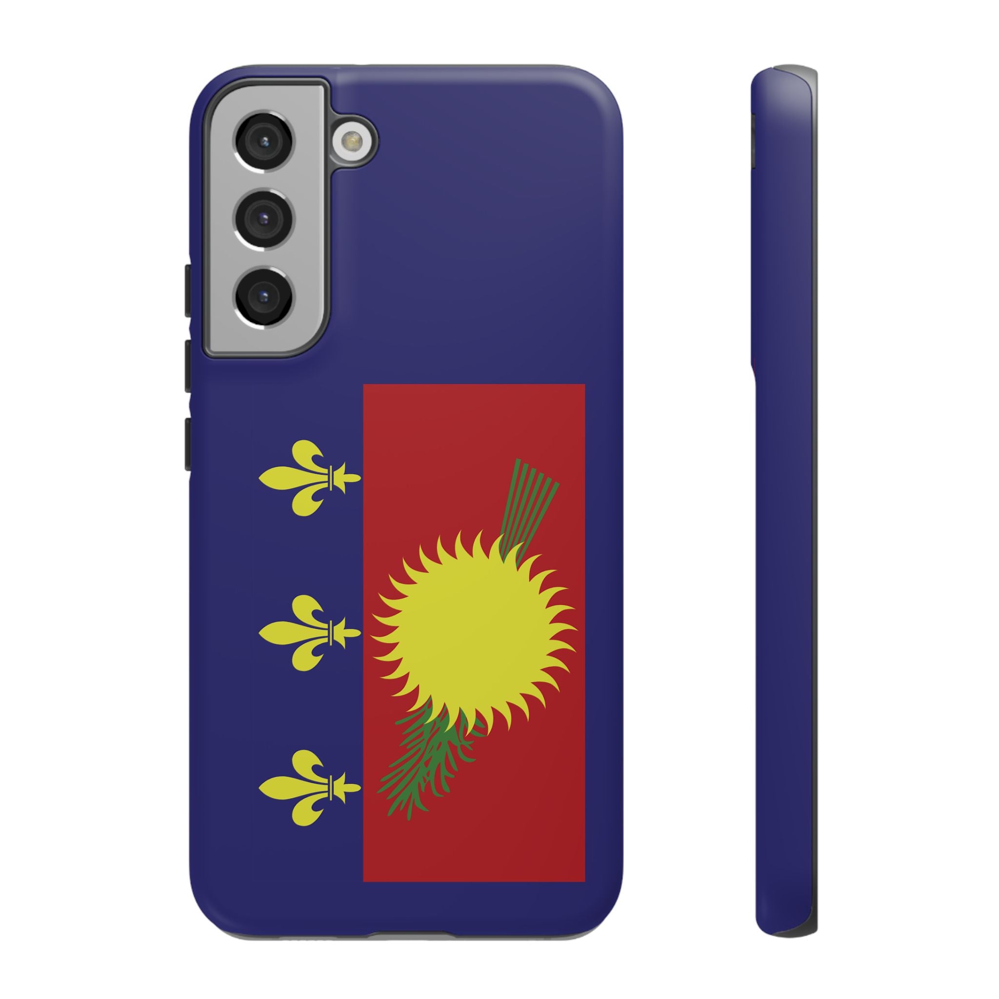 Guadeloupe Flag 2 Tough Phone Case - Irie Blues Boutique