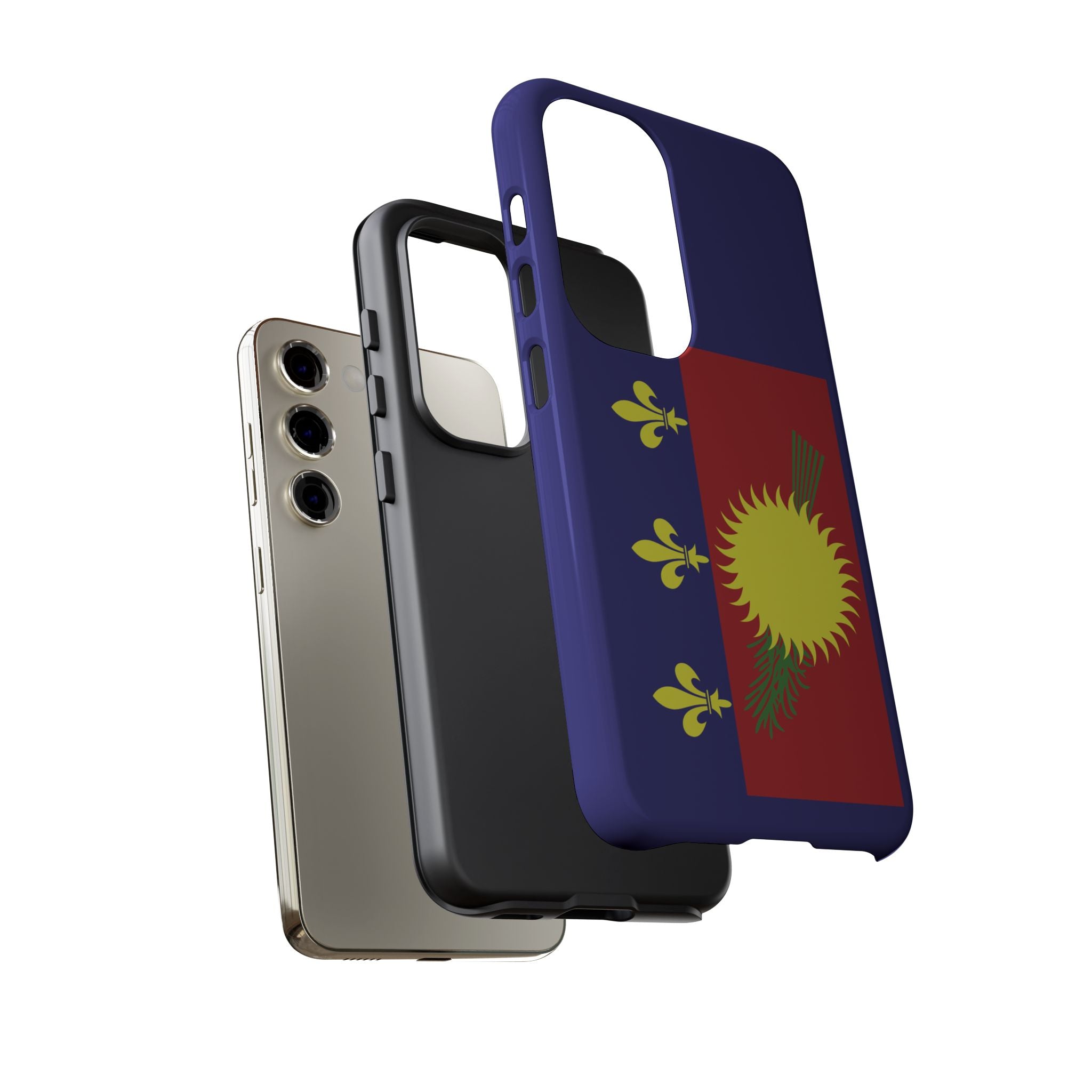 Guadeloupe Flag 2 Tough Phone Case - Irie Blues Boutique