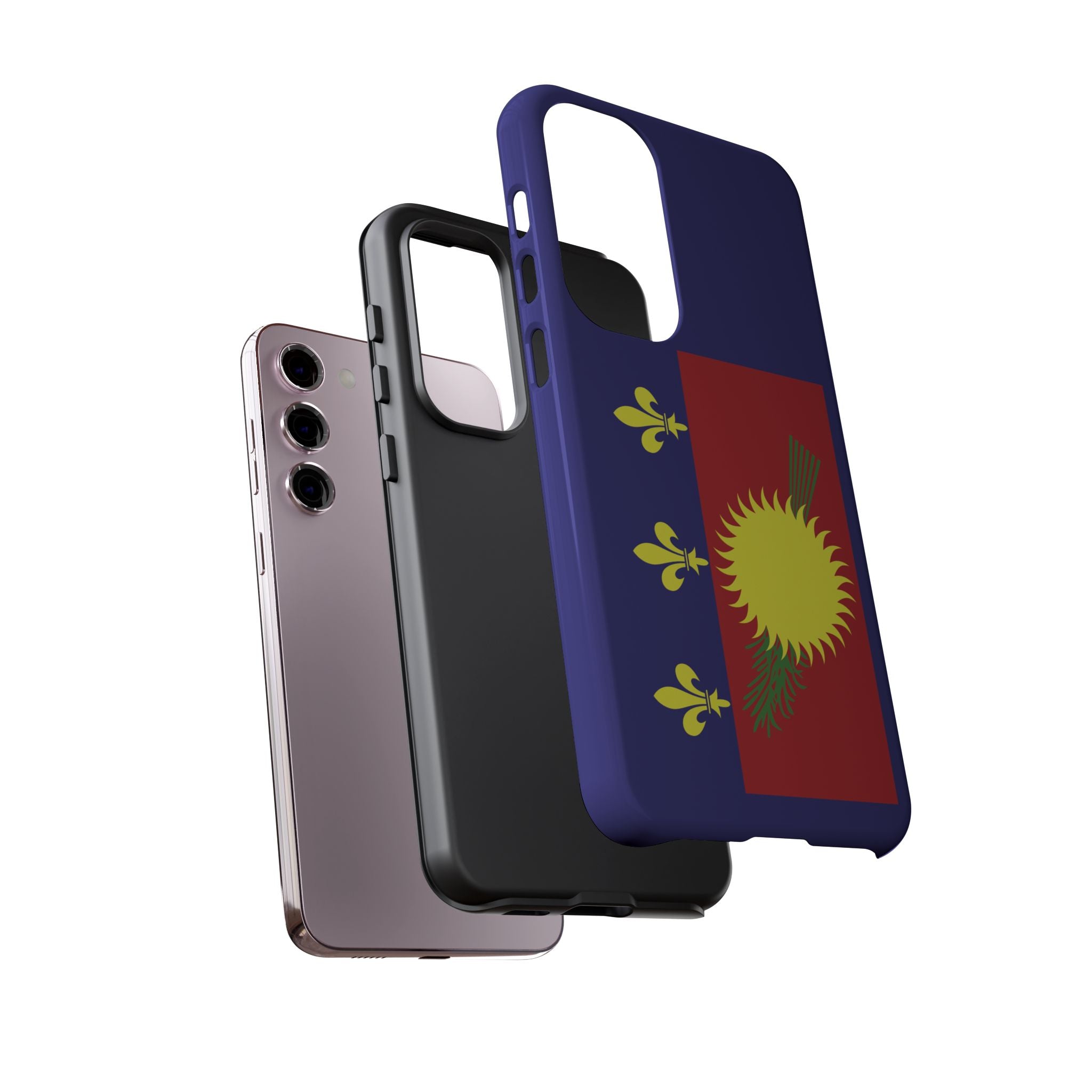 Guadeloupe Flag 2 Tough Phone Case - Irie Blues Boutique