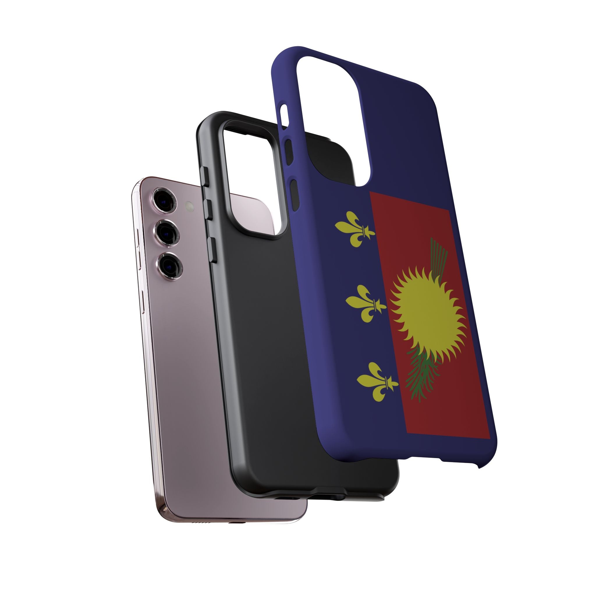 Guadeloupe Flag 2 Tough Phone Case - Irie Blues Boutique