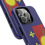 Guadeloupe Flag 2 Tough Phone Case - Irie Blues Boutique