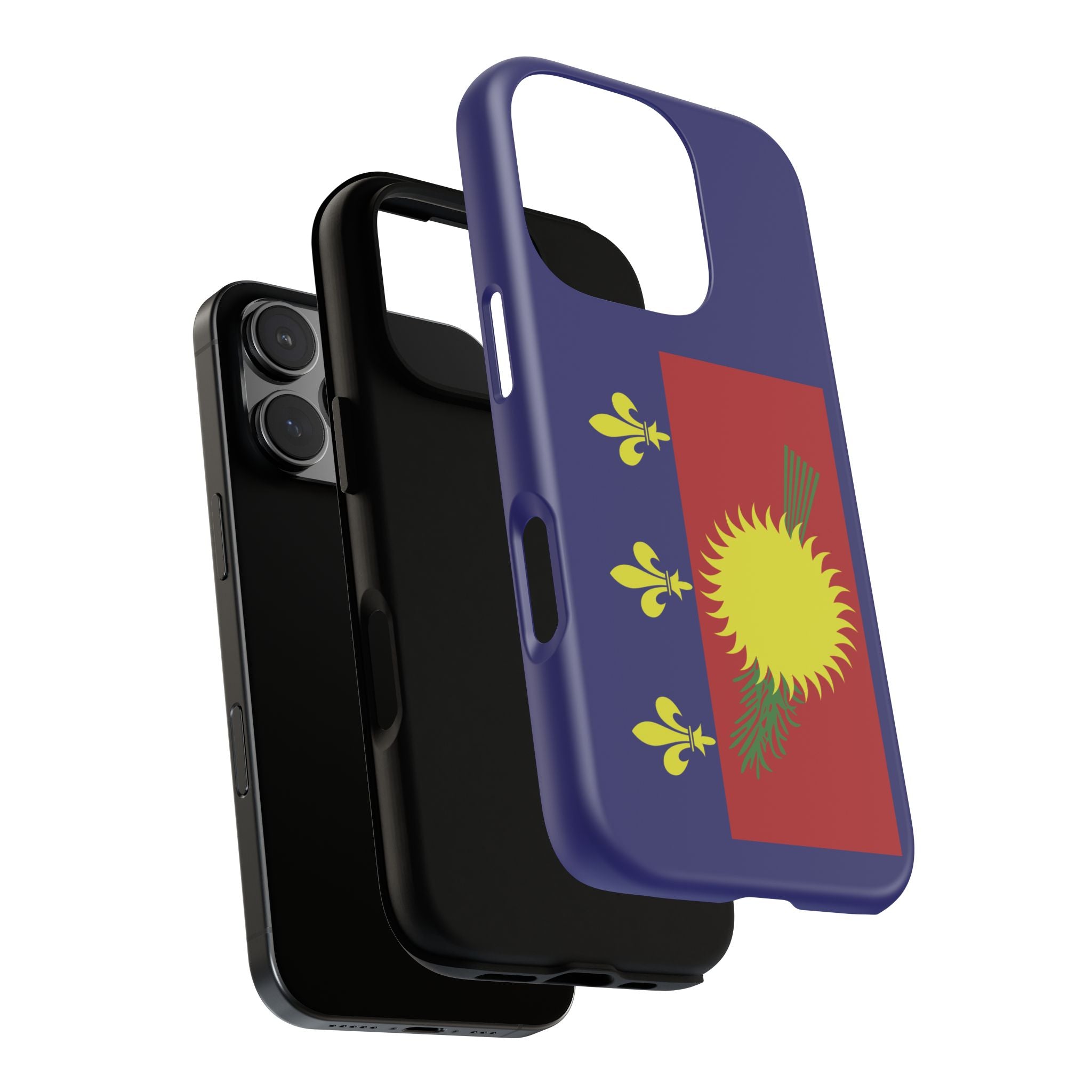 Guadeloupe Flag 2 Tough Phone Case - Irie Blues Boutique